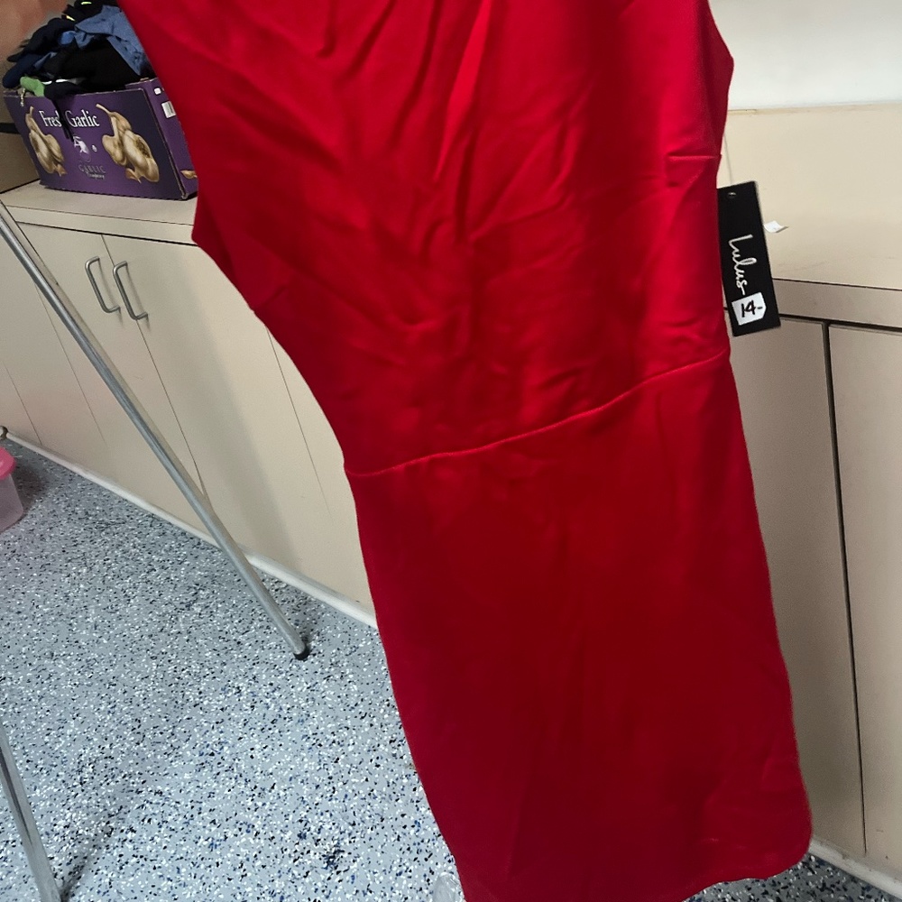 Lulu's Hey Honey Red Sexy Open Back Body-Con Dress